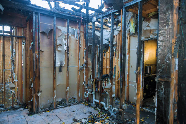 Professional Soot Cleanup technician working in Dayton, VA